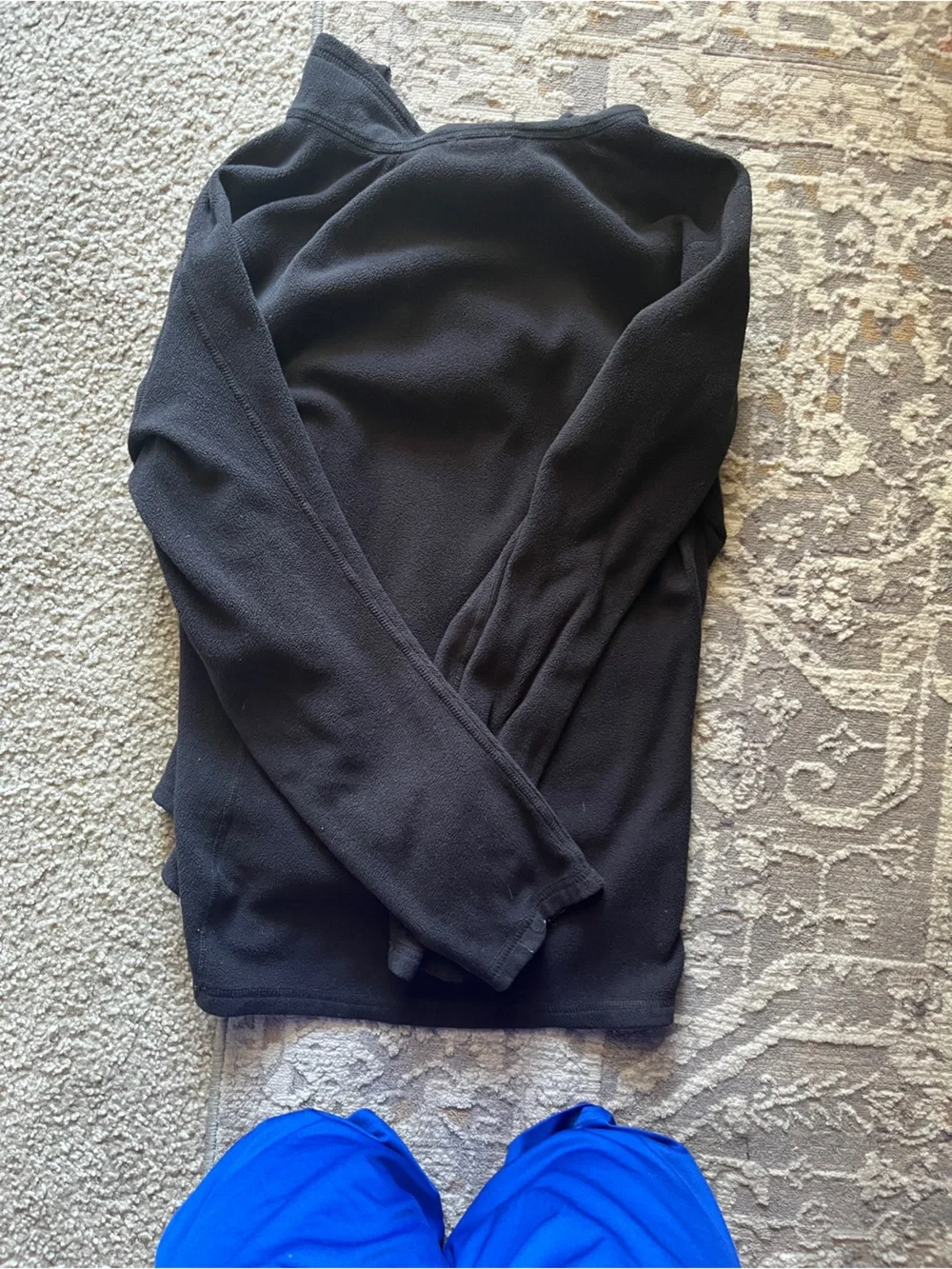 The North Face Men's Black Half-Zip Fleece Pullover